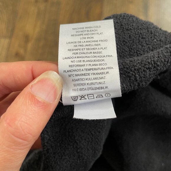 Tibi Calder Sculpted Jogger Sweatpants Black Cotton French Terry XS - Picture 5 of 11